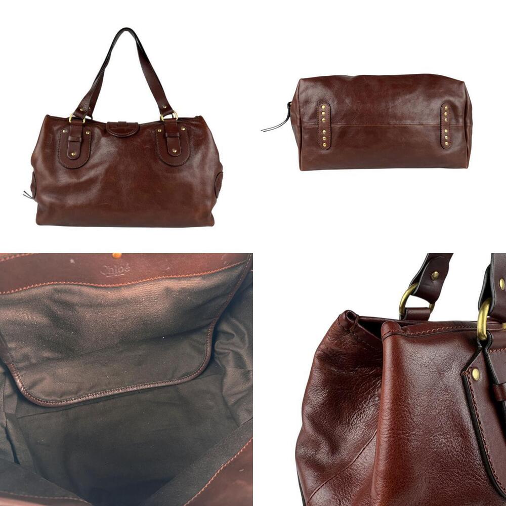 Chloe handbag leather brown - Picture 3 of 4